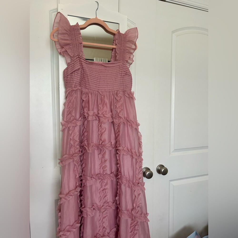 Pink Ruffled Dress